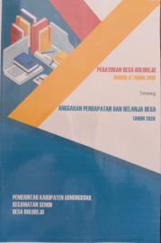 PERATURAN DESA BULUREJO NOMOR 9 TAHUN 2019